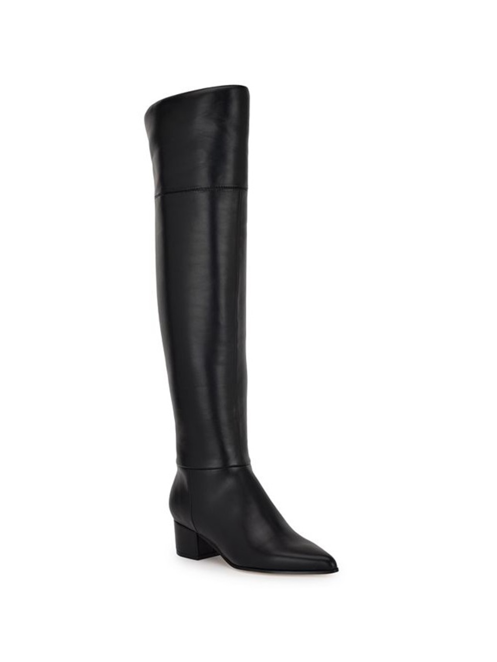 Nine West Black Over-the-Knee Leather Boots